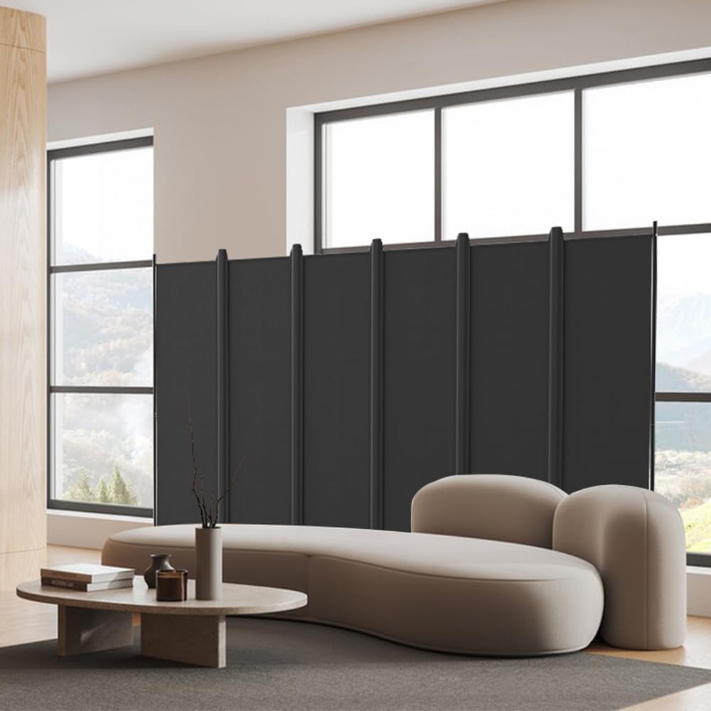 パーテーション 6連タイプ間仕切り 高さ178cm 302cm黒パーテーション Amazon｜HIDODO パーテーション 6連タイプ間仕切り 高さ178cm 幅